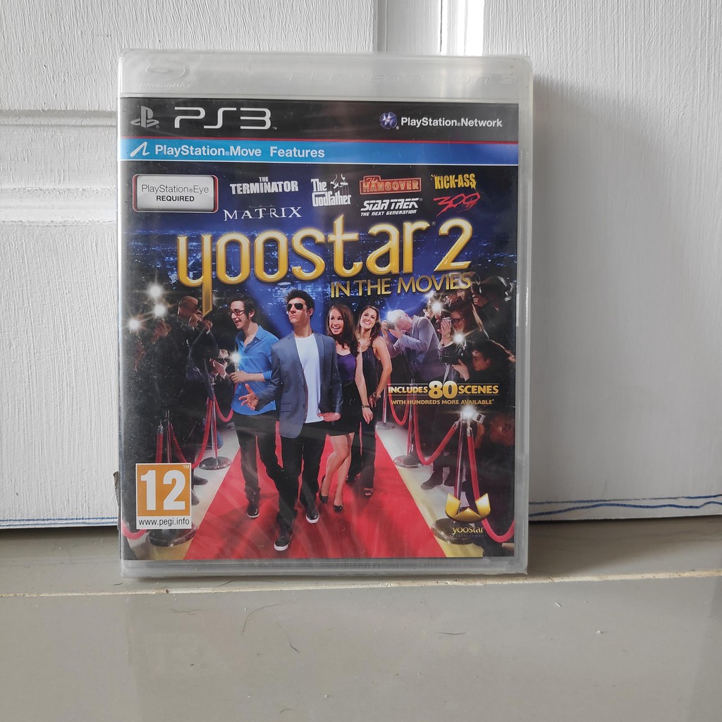 {ENG} Yoostar In the Movies PS3 แผ่นเกมส์แท้ Playstation 3 มือ 2 แผ่นสภาพดี play station ps 3 ps4 move