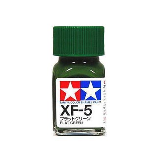 สีสูตรอีนาเมล TAMIYA XF-5 Flat Green (10 ml)