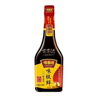 E27 ซีอิ้วขาว ซอสถั่วเหลือง ( 味极鲜 酱油 380ml ）ขนาด 380 ml เหมาะสำหรับปรุงอาหาร เพื่อเพิ่มรสชาติอาหารให้มีกลิ่นหอม