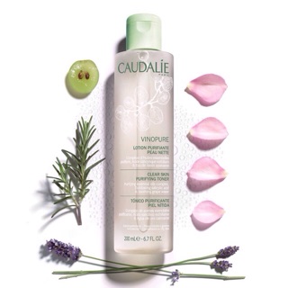 ☘️แบ่งขาย30ml☘️Caudalie vinopure clear skin purifying toner200ml.