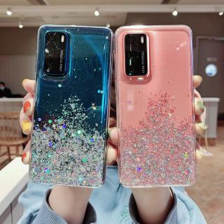 เคสโทรศัพท์แบบนุ่มประดับกากเพชรสําหรับ OPPO A92 A52 A72 A92S A91 Reno 4 Pro A53 A72 5G A9 2020