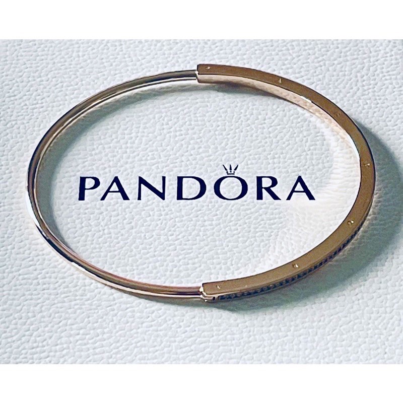 Pandora แท้💯% กำไลโรสโกล์ด ไซส์ 2