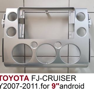 หน้ากาก TOYOTA FJ CRUSIER Y2007-2012 สำหรับเปลี่ยนจอ android 9"