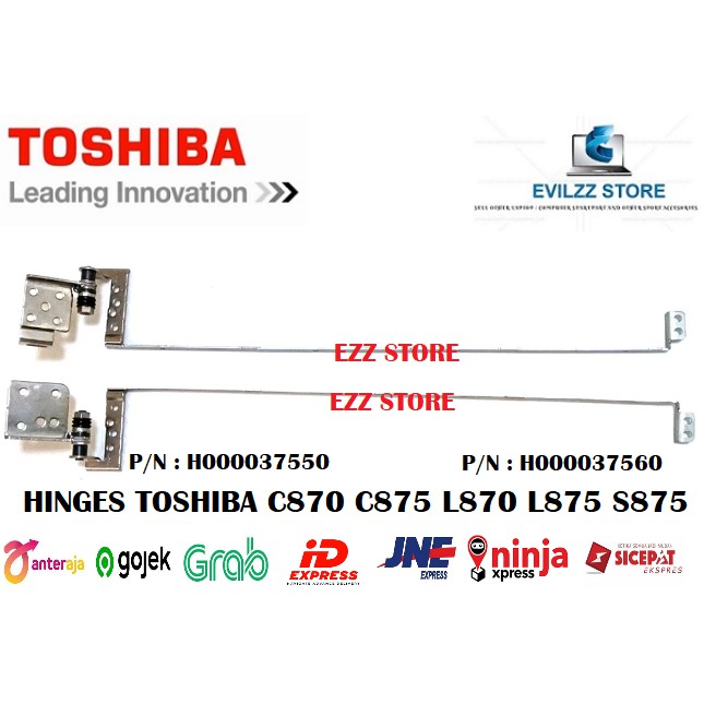 HINGE HINGES TOSHIBA SATELLITE C870 C870D C875 C875D L870 L870D L875 L875D S875 1 ชุดสมบูรณ์