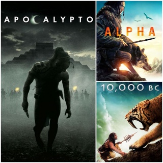 DVD หนังแอคชั่น-ผจญภัย ☆ Apocalypto/Alpha/10,000 BC มัดรวม 3 เรื่องดัง #หนังฝรั่ง #แพ็คสุดคุ้ม