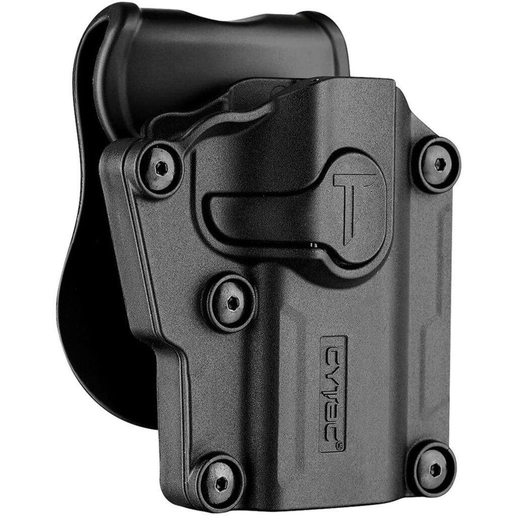 Mega-Fit Universal Holster Black | CYTAC Holster ซองพกนอกปลดนิ้วชี้ สีดำ