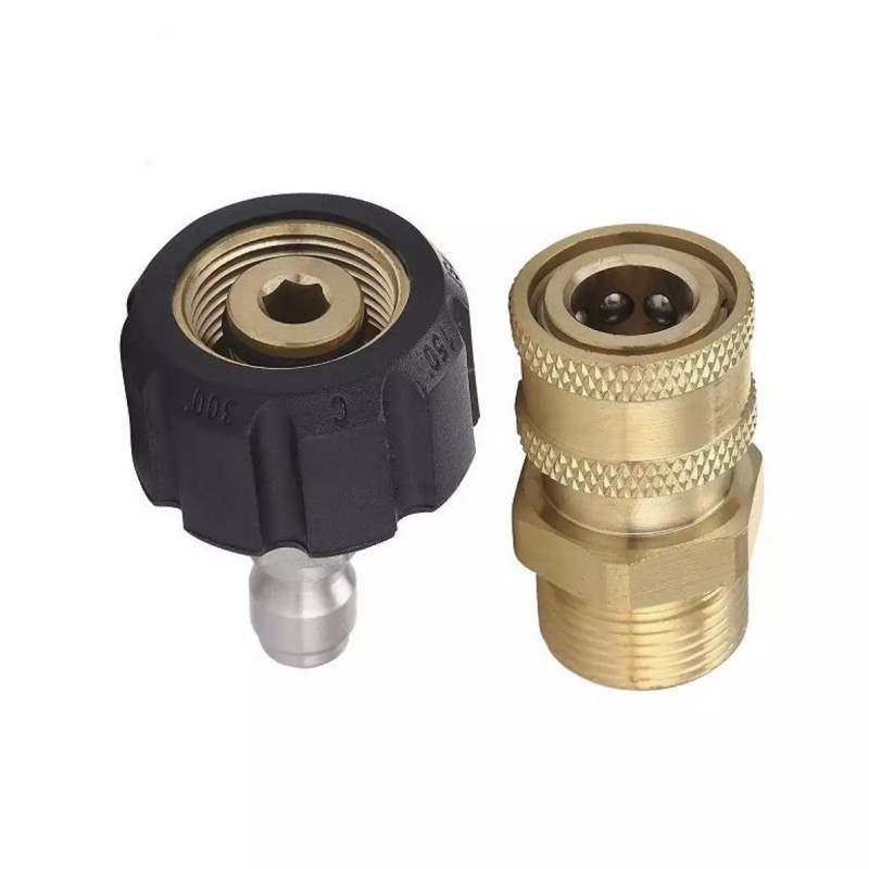 🔥พร้อมส่งด่วน🔥 ข้อต่อสวมเร็ว 1/4" เกลียว M22x14 mm (SM003) สำหรับ Chicago , Zinsano Vip Blu , AR610