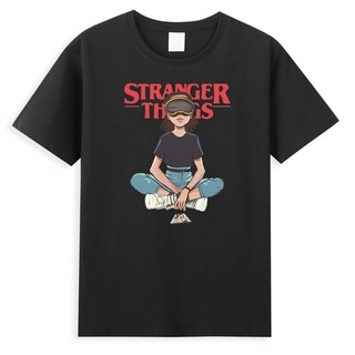 Gildan เสื้อยืดลําลอง ผ้าฝ้าย แขนสั้น พิมพ์ลาย Stranger Things Kawaii ของขวัญวันเกิด สําหรับผู้ชาย พ่อ คุณแม่