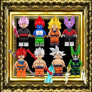 ของเล่นตัวต่อ รูป Goku Disupo ขนาดเล็ก ของขวัญวันเกิด สําหรับเด็ก