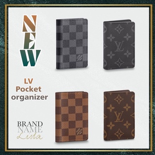 [เชคสต็อกกับร้านก่อนซื้อ]​ แท้​ 💯 New LV Pocket​ Organizer