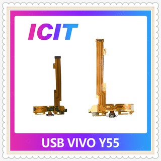 USB VIVO Y55/Y55S อะไหล่สายแพรตูดชาร์จ แพรก้นชาร์จ Charging Connector Port Flex Cable（ได้1ชิ้นค่ะ) ICIT-Display