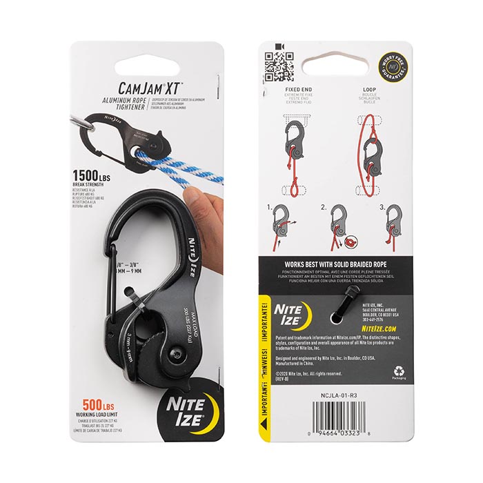 Nite ize CAMJAM XT™ ALUMINUM CORD TIGHTENER