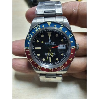 ขาย Rolex Gmt-Master Pepsi Vintage 1958 ข้างรู เครื่อง Swiss Eta รุ่นนี้หายากนานๆมีมาทีนะครับ