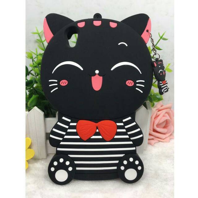 Case Cat Smile 4D VIVO Y55/Y71/Y81/Y83/Y91/Y95/V7/V7+/V11i/V15/V15 pro/Y20/Y20I/Y12S/Y20S/Costum