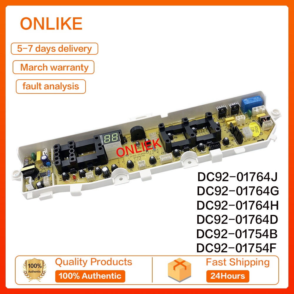 SAMSUNG WASHINเครื่องDC92-01764J/G/H DC92-01754B PCBหลักBOARB BOARB