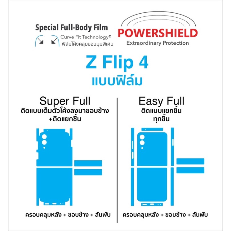 ฟิล์มรอบตัวเครื่อง Z flip4