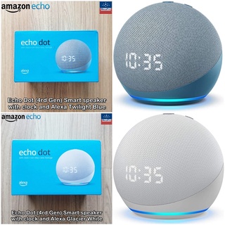 AMAZON® Echo Dot (4rd Gen) Smart speaker with clock and Alexa ลำโพงอัจฉริยะ พร้อมนาฬิกา ควบคุมอุปกรณ์ไฟฟ้า