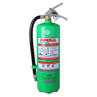 [มีใบเซอร์วิส] IMPERIAL ถังดับเพลิงสารเคมีสูตรน้ำ ฮาโลตรอน WATER EXTINGUISHER FIRE RATE 10A40B 15LB GREEN อุปกรณ์นิรภัย