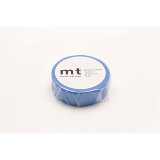 mt masking tape R blue (MT01P183R) / เทปตกแต่งวาชิ รุ่น R สี blue แบรนด์ mt masking tape ประเทศญี่ปุ่น