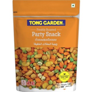 ทองการ์เด้นท์ ถั่วอบผสมแป้งกรอบ ขนาด 500กรัม/ถุง Tong Garden Party Snack