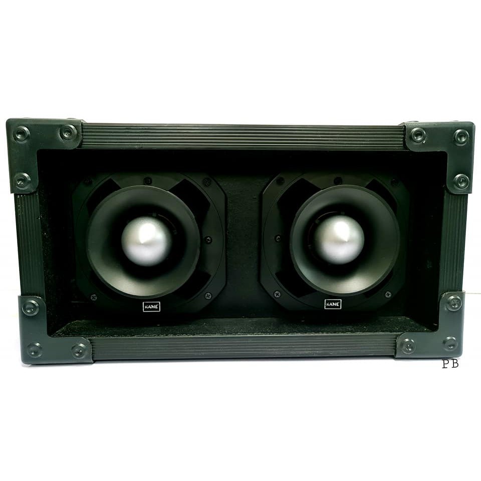 ดอกลำโพงแหลมจรวด kane รุ่น : ka - 888 v3 ( ดอกคู่ ) พร้อมตู้เนื้อแข็งอย่างดี