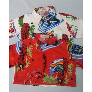 "พร้อมส่ง"เสื้อเชิ้ตผู้ใหญ่ลายคนป่า-ผ้าเรย่อนเนื้อนิ่ม ไม่ร้อน