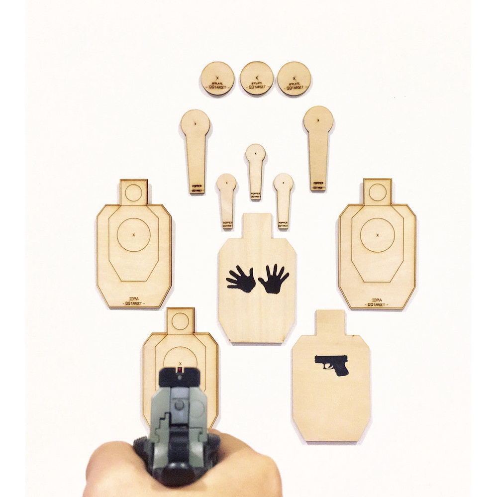QQTarget IDPA เป้าซ้อม Dry-Fire ตามแบบ IDPA - IPSC และเป้าที่นิยมทั่ว ...