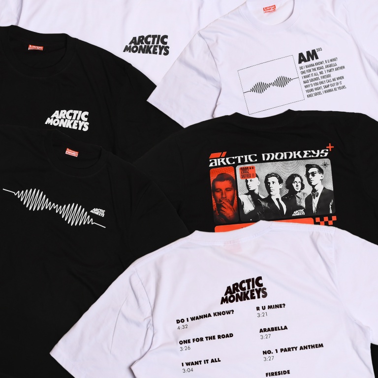 Arctic Monkeys - เสื้อยืดวงระดับพรีเมียม Arctic Monkeys Music Shirt - ผ้าฝ้ายหวี
