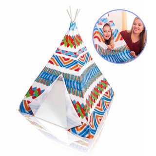 INTEX เต็นท์ อินเดียแดง ตั้งแคมป์ ทีพี ของเล่นเด็ก Teepee Tent for kids บ้านเป่าลม