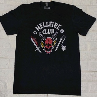 เสื้อยืด แขนสามส่วน HELLFIRE CLUB จาก stranger things ลิขสิทธิ์แท้ ปี2022