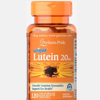 Puritan’s Pride Lutein 20 mg with Zeaxanthin / 120 Softgels