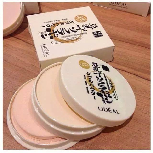 lideal No.3043 แป้งเต้าหู้ผสม Q10 2ชั้น คุ้มสุด 22 กรัม