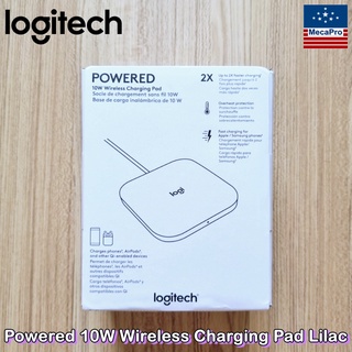 Logitech® Powered 10W Wireless Charging Pad โลจิเทค แท่นชาร์จไร้สาย For Phones and AirPods รองรับอุปกรณ์มาตรฐาน Qi