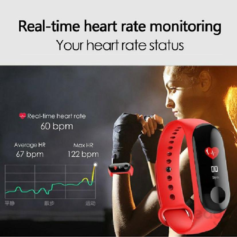 Zage M3 วงสมาร์ท อัตราการเต้นหัวใจความดันโลหิตใหม่ Smartwatch - zage.th ...