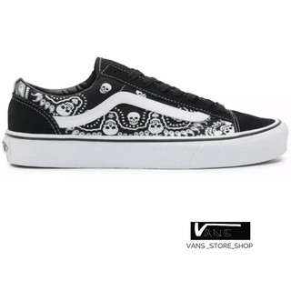 VANS STYLE 36 BANDANA BLACK TRUE WHITE SNEAKERS สินค้ามีประกันแท้