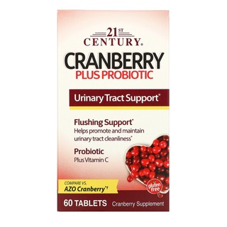 21st Century Cranberry Plus Probiotic 60 Tablets