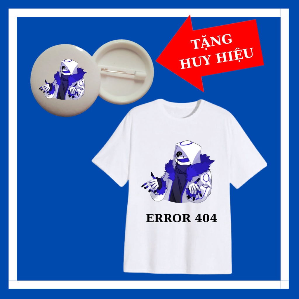 เสื้อยืดเด็ก รุ่น Error 404 Sans แขนสั้น คอกลม สีสันสดใส ป้าย Error 404