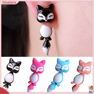 ต่างหูสตรีแบบแป้นลายการ์ตูน Stud Earrings 1 ชิ้นต่างหู