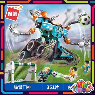 ตัวต่อเลโก้ ENLIGHTEN Super Soccer Century Football Iron Arm นักฟุตบอลหุ่ยนต์ ENL3003 จำนวน 345 ชิ้น