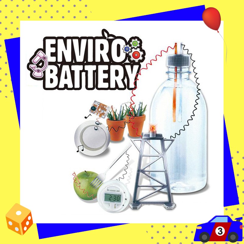 ของเล่นวิทยาศาสตร์ ชุดสร้างแบตเตอรี่จากสิ่งของ Enviro Battery Scientific Toy