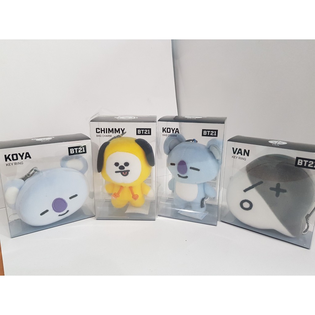 พร้อมส่ง BTS BT21 KEYCHAIN KOYA CHIMMY พวกกุญแจเต็มตัว พวงกุญแจตุ๊กตา นำเข้าจากประเทศเกาหลี ของแท้ 1