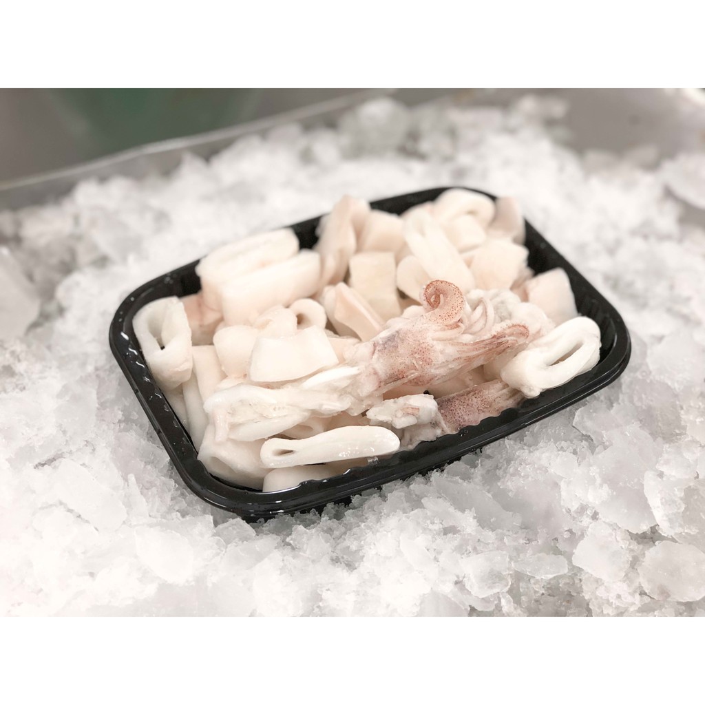 หมึกกล้วยหั่นวง500กรัม(แพ็ค) ส่งตรงถึงหน้าบ้าน