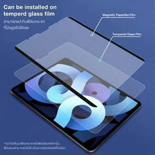 Zilica ฟิล์มกระดาษ แม่เหล็ก Magnetic Paperlike for ipad ถอดได้ สำหรับ ไอแพด mini Air 6 7 10.9 Pro 11 Pro 13 12.9 M4 M2