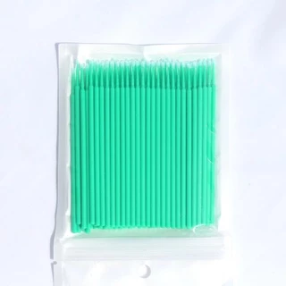 Paeclarus 100 ชิ้นทิ้งสําลีเครื่องมือต่อขนตามาสคาร่า applicator แปรงขนตาขยายแต่งหน้า applicator ลบเครื่องมือ