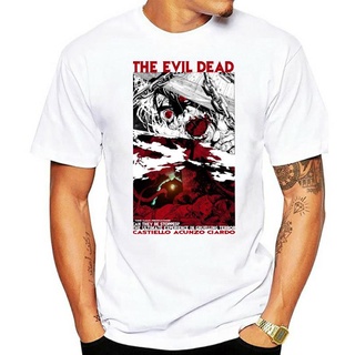 เสื้อยืดผ้าฝ้าย เสื้อยืด พิมพ์ลายโปสเตอร์ภาพยนตร์ Evil Dead Ahegao Band สําหรับผู้ชาย