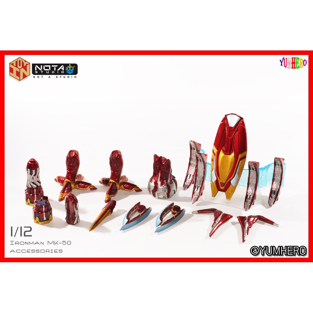 Nota Studio Accessories S.H.figuarts อุปกรณ์เสริม สำหรับ ไอรอนแมน มาร์ค50 Iron Man mk50 1:12 shf Mar