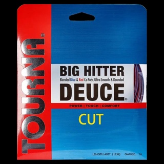 TOURNA BIG HITTER DECE CUT เอ็นเทนนิส 40ft/12m. (เอ็นเทนนิสตัดแบ่งจากม้วนใหญ่ คุณภาพเดียวกันในราคาพิเศษ) เอ็น 2 สีในเส้น