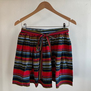 กระโปรง Topshop Striped Mini Skirt