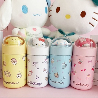 กระติกเก็บอุณหภูมิ Sanrio Character งาน MINISO JAPAN  เก็บร้อน เก็บเย็นได้ มี 4 แบบ ขนาดจุ280ml.