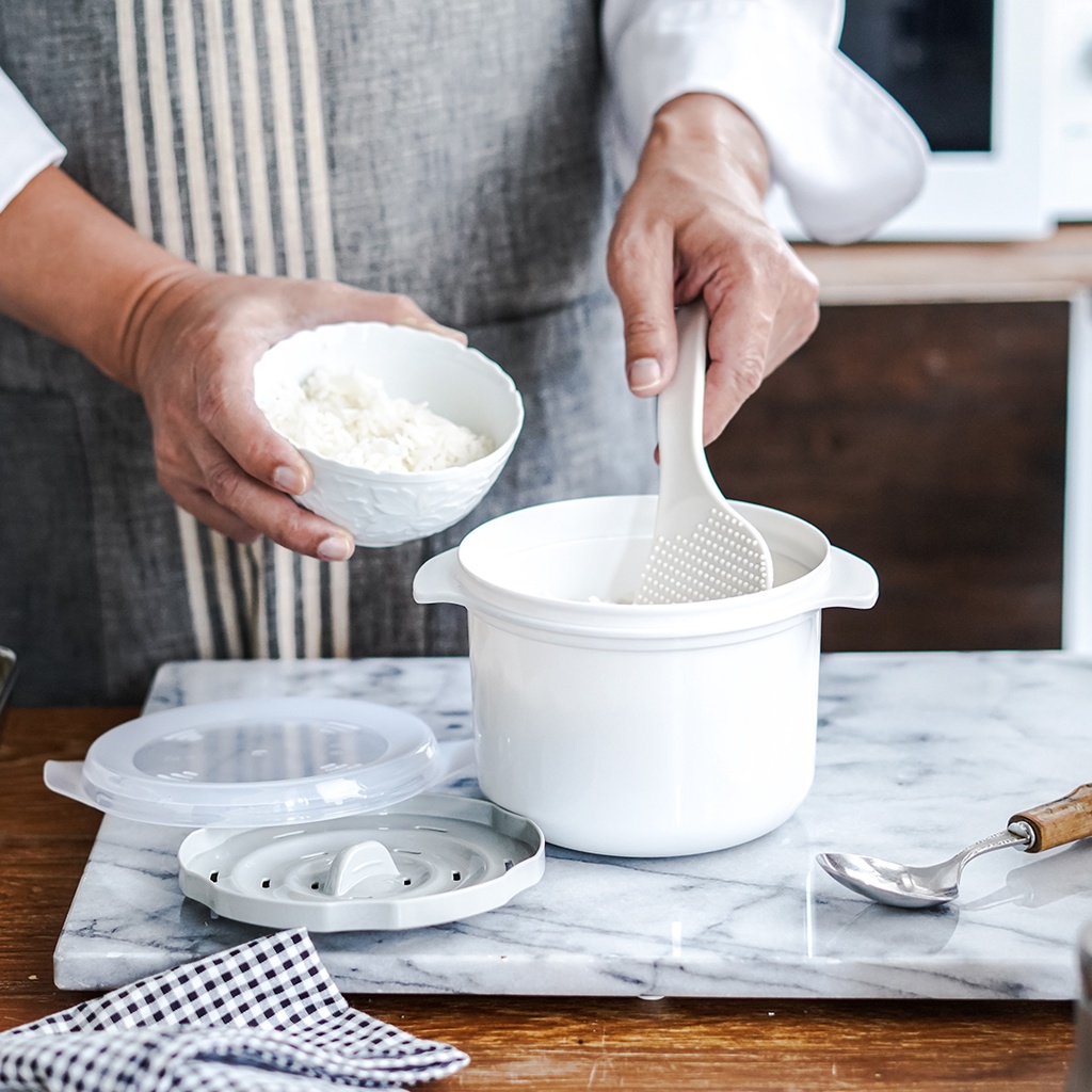 Clip Pac Micro หม้อหุงข้าว หม้อหุงข้าวด้วยไมโครเวฟ 1000 มล. รุ่น 638 มี BPA Free